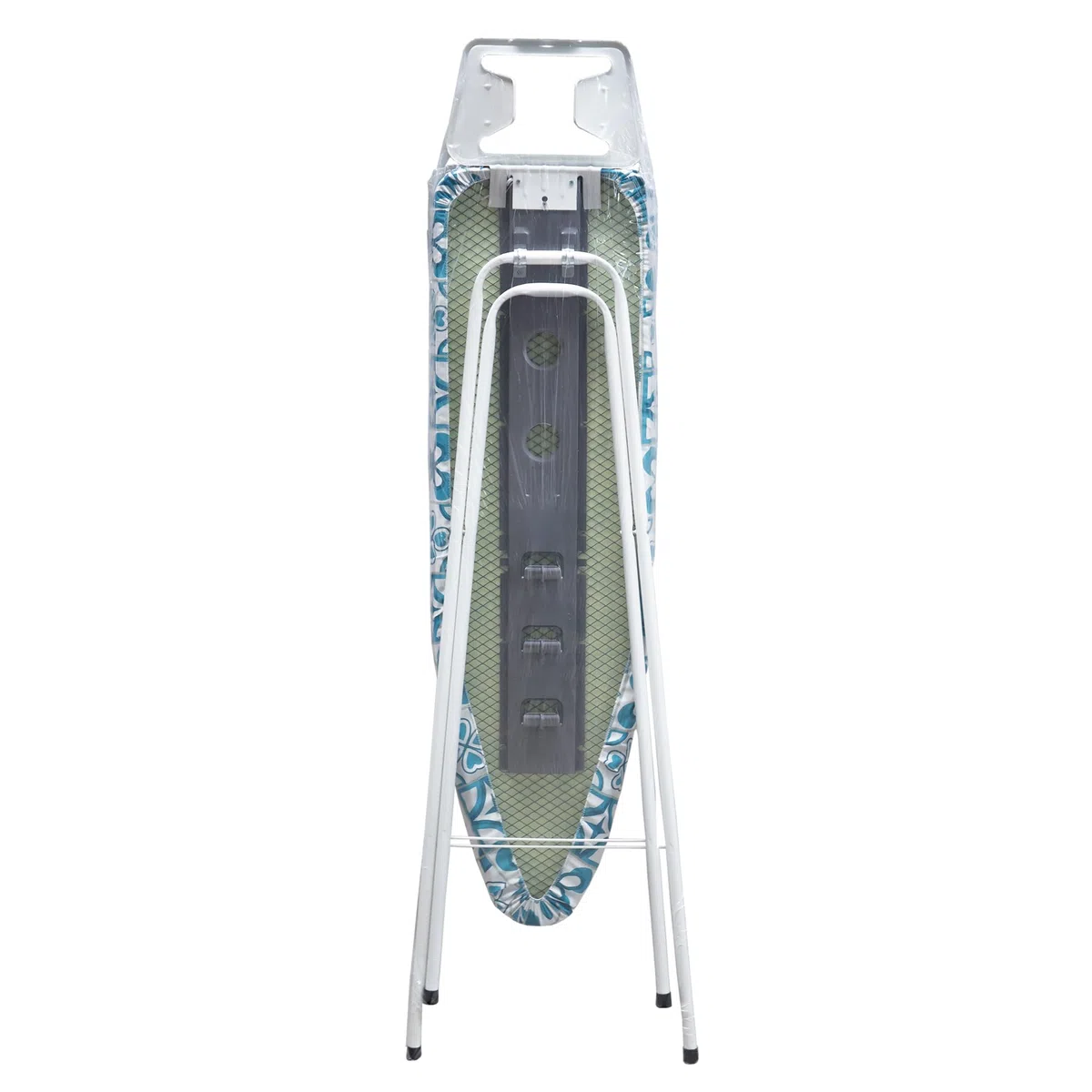 Cofan Tabla de Planchar Pequeña | Altura Regulable | Patas Antideslizantes | Funda 100% algodón | Medidas: 110 x 32 cm | Tabla Cerrada 147 x 41 cm