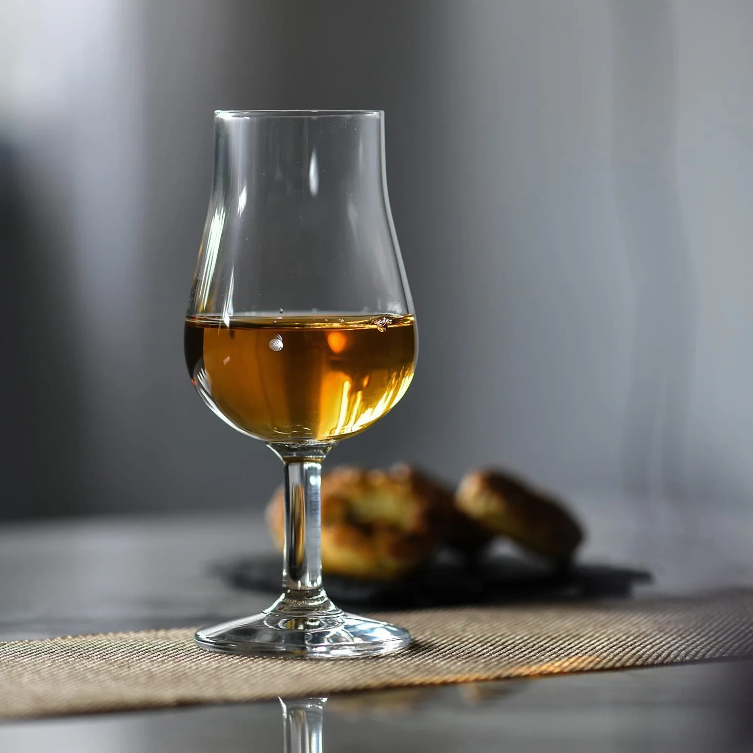 Krosno Vasos de cata para whisky | Juego de 6 | 110 ml | Colección Pure | Ideal para casa, restaurantes y fiestas | Apto para lavavajillas | Cristal sin plomo