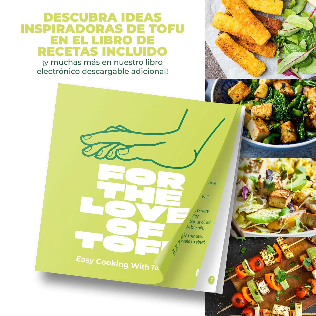 TofuBud Prensa de tofu - Prensadora para hacer tofu firme o extrafirme - Máquina para tofu