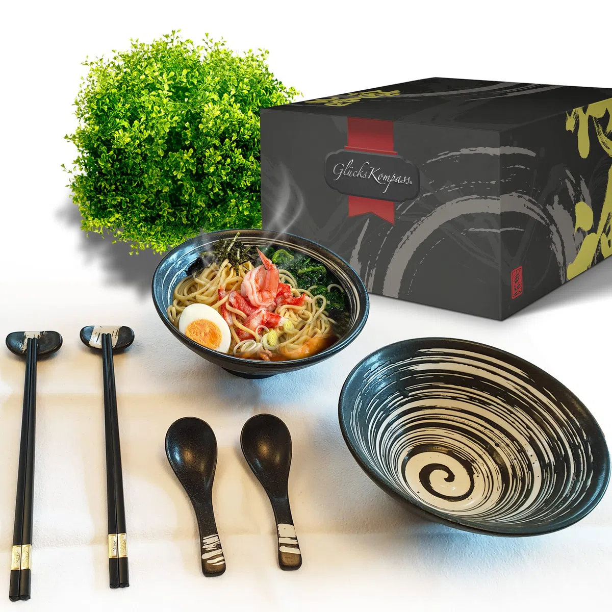 Juego de cuencos japoneses de Ramen
