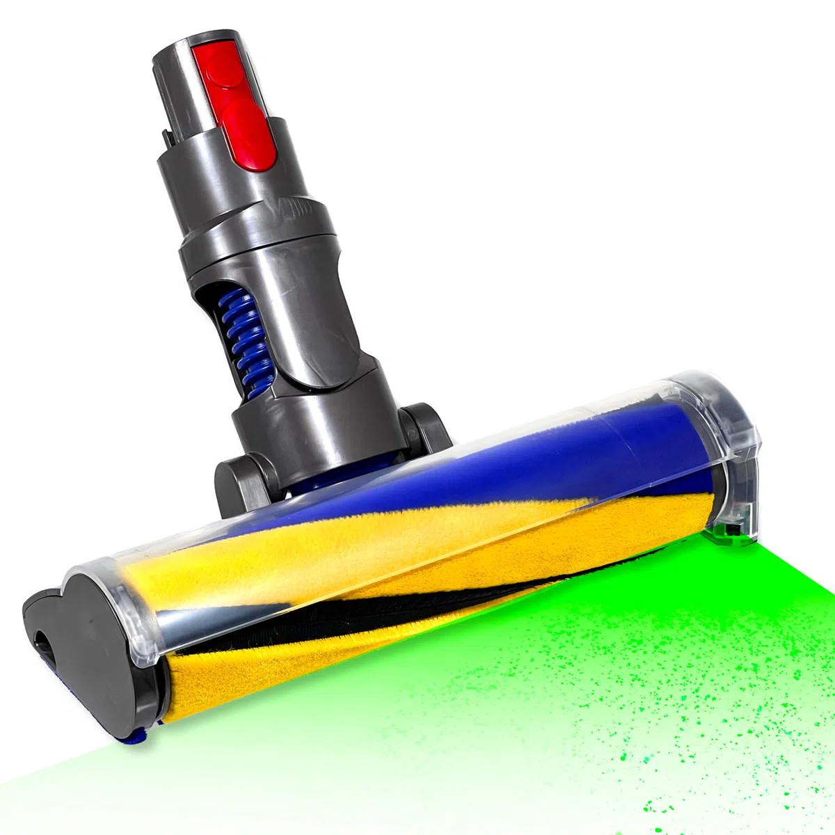 SPARES2GO Cepillo láser para Suelos para Dyson V11, SV16, V15 y SV22 Outsize Absolute Detect aspiradoras