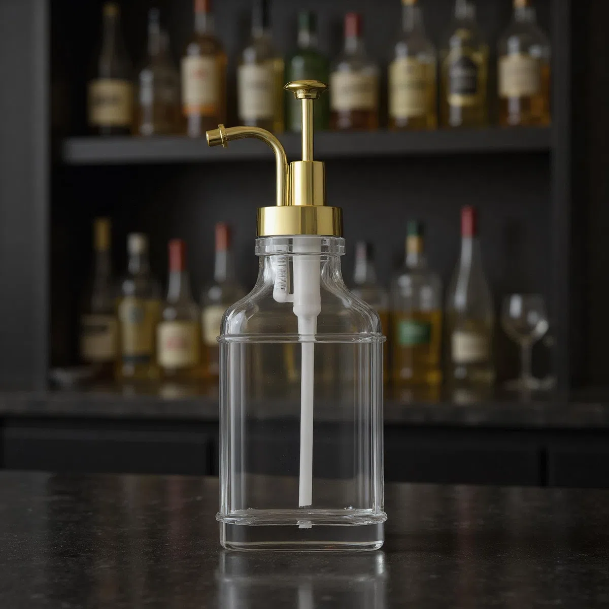 Dispensador de jarabes | Para cafés y cafeterías | Recipiente para | salsa de cocina, oficina, bar, restaurante, club, para ketchup de mano, jabón, cocina, postre, chefs caseros, baristas, bares