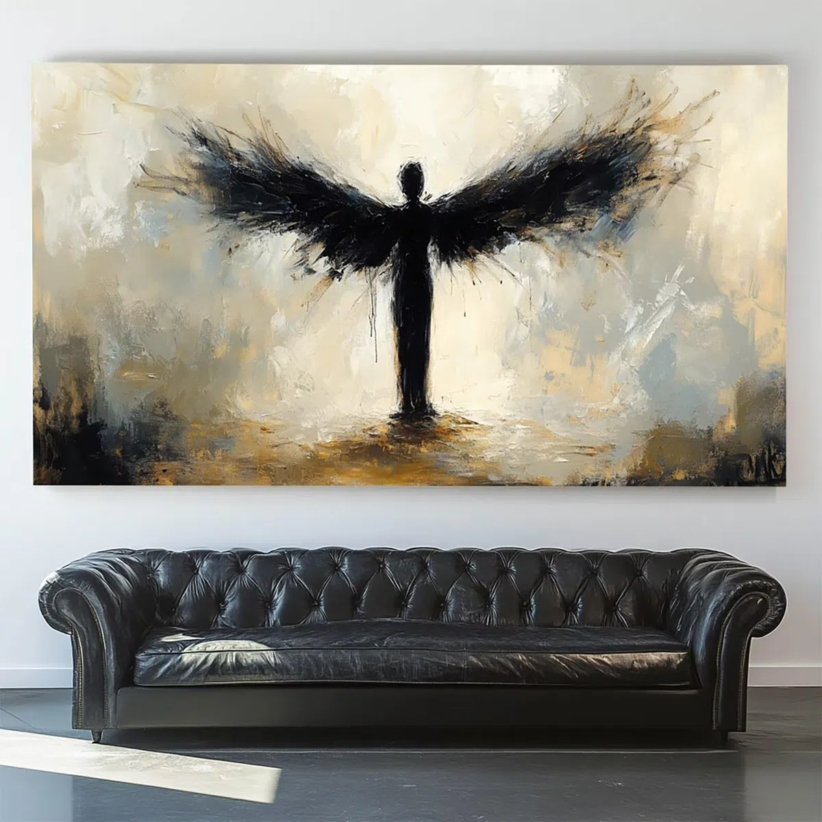 Pintar por Numeros Adultos Ángel, Pintar por Numeros Niños Kit Manualidades Adultos Abstracto Cuadros para Pintar por Numeros Pintura Acrílico, Cuadros Decoracion Salon Modernos 80X160cm 7w-4-C