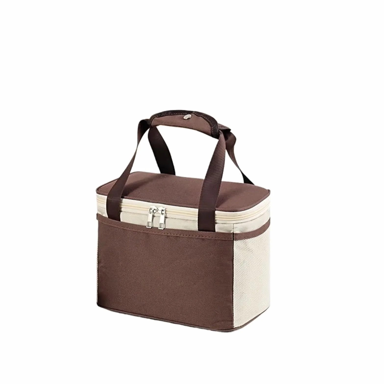 Bolsa de almuerzo portátil, caja térmica for alimentos, refrigerador oficina impermeable, aislada, 2 uds