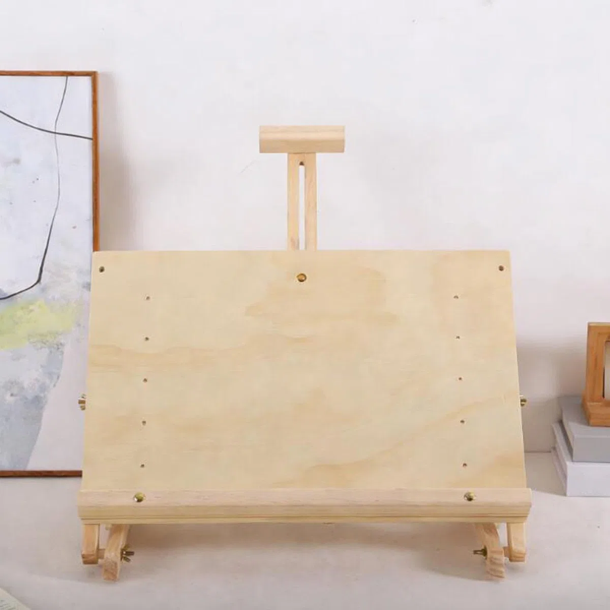 Caballete de Pintura de Mesa, Mesa de Dibujo Plegable, Soporte de Dibujo Portátil, Tablero de Dibujo para Pintores Y Adultos