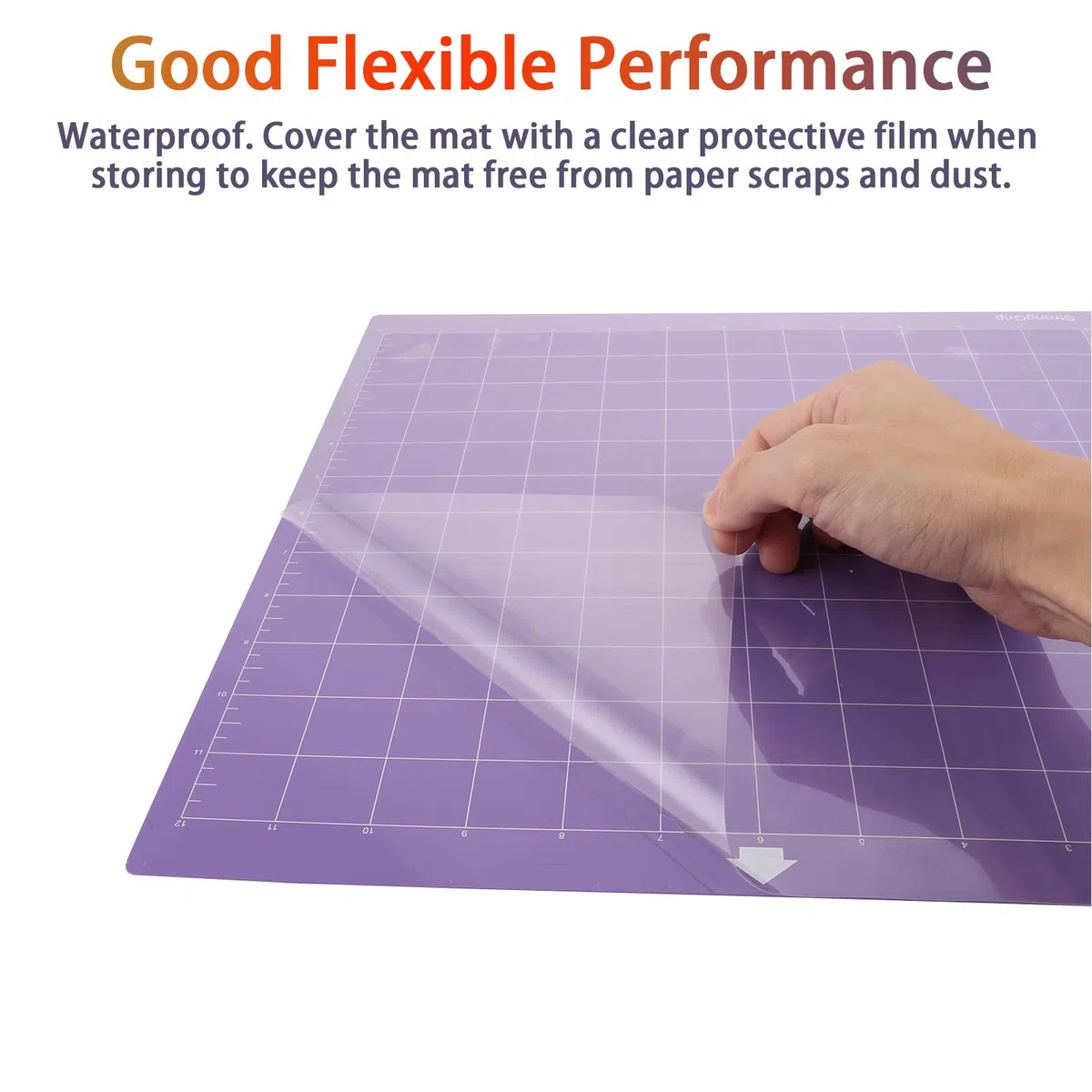 APACALI 5 alfombrillas de corte para Silhouette Cameo Plotter 4/3/2/1, 12 x 12 cm de repuesto, agarre estándar, agarre ligero, agarre fuerte, frabricgrip, adhesivo adhesivo para silueta, Cameo Viny