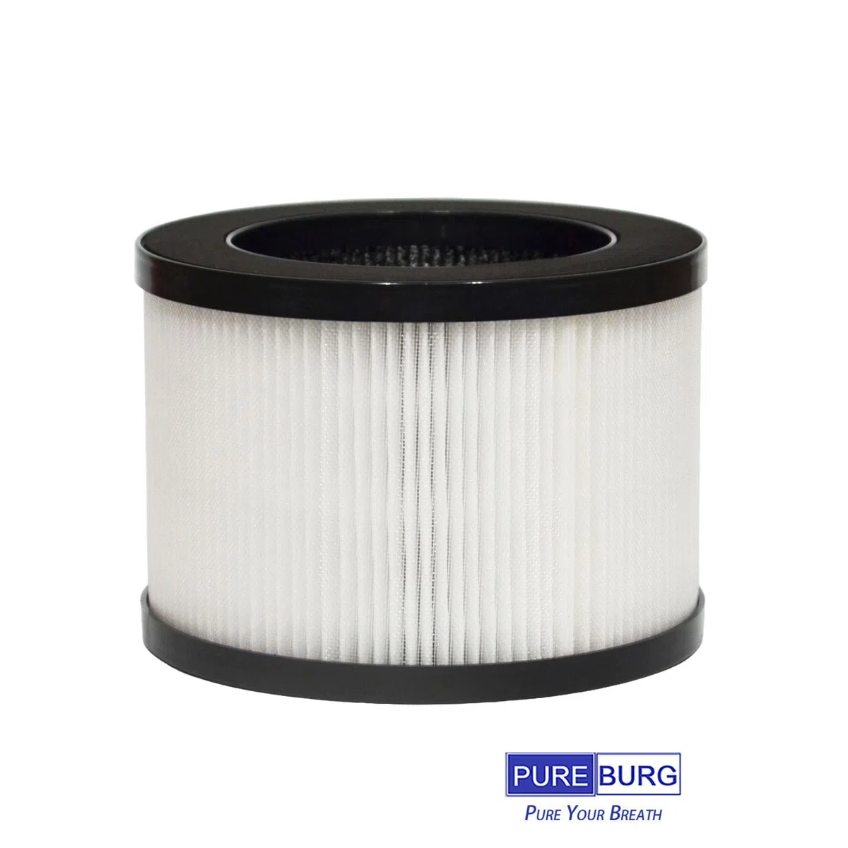 PUREBURG Filtro de repuesto compatible con purificador de aire AROEVE JH12 JH01A, paquete de 2 unidades H13 True HEPA carbón activado de 3 etapas de filtración de aire, purificación de polvo, VOCs