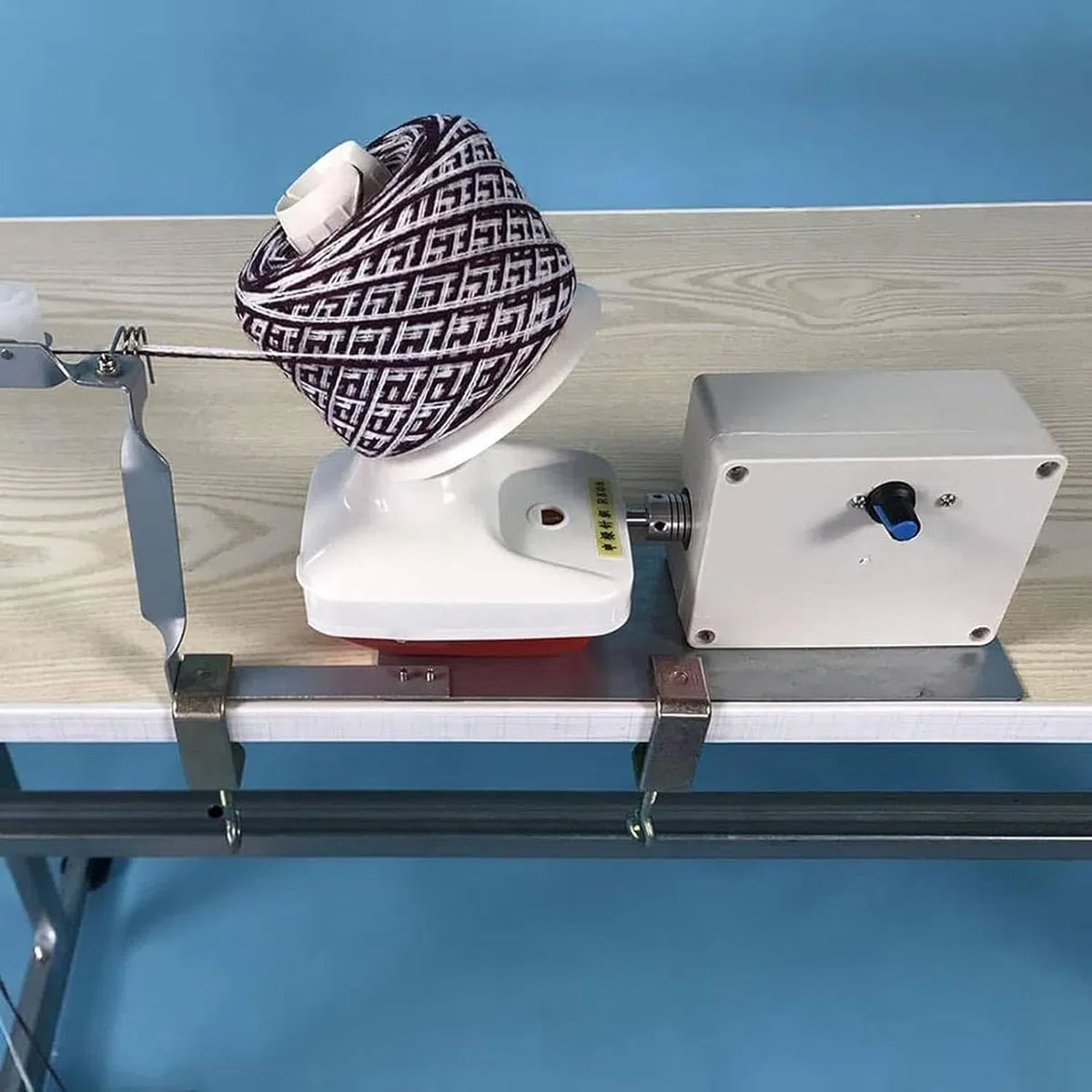 Enrollador De Bolas De Hilo De 500g, Hilo De Rodillo De Tejer Eléctrico - Velocidad Ajustable, Capacidad De Bobinado - Enrollador De Bolas De Hilo De Nylon, para Hilo De Metal Hilo De Lana