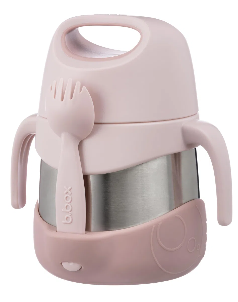 b.box Taza Termo para Comida Caliente | Taza Termo Infantil Fácil de Abrir para Niños | Doble Pared de Acero Inoxidable, Mantiene el Frío 7 h y el Calor 5 h | 335 ml