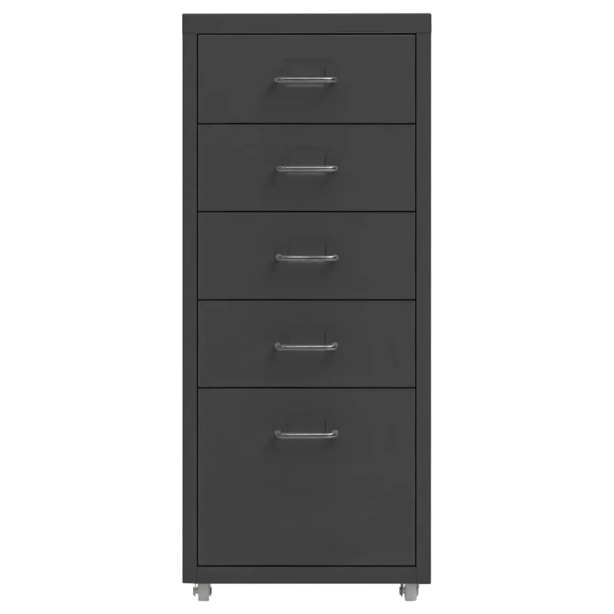 Gecheer Armario Archivador Armarios Metalico Cajonera Documentos Oficina Despacho Archivos Estudio Almacenamiento Muebles Estante Decoración Antracita 28x41x69 cm