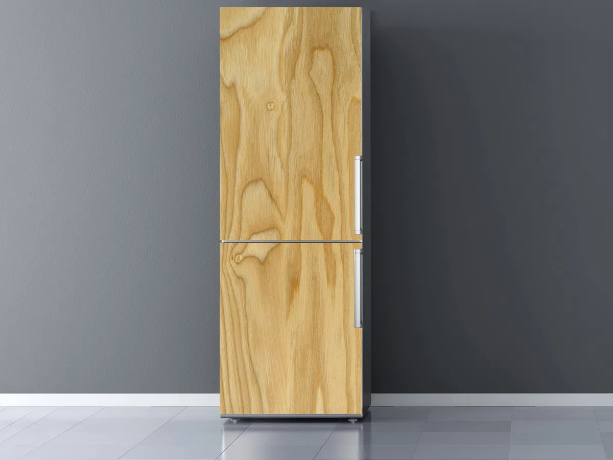 Pegatinas 3D Vinilo para Frigorífico vetas madera|Varias Medidas 200x70cm | Adhesivo Resistente y de Facil Aplicación | Pegatina Adhesiva Decorativa de Diseño Elegante|