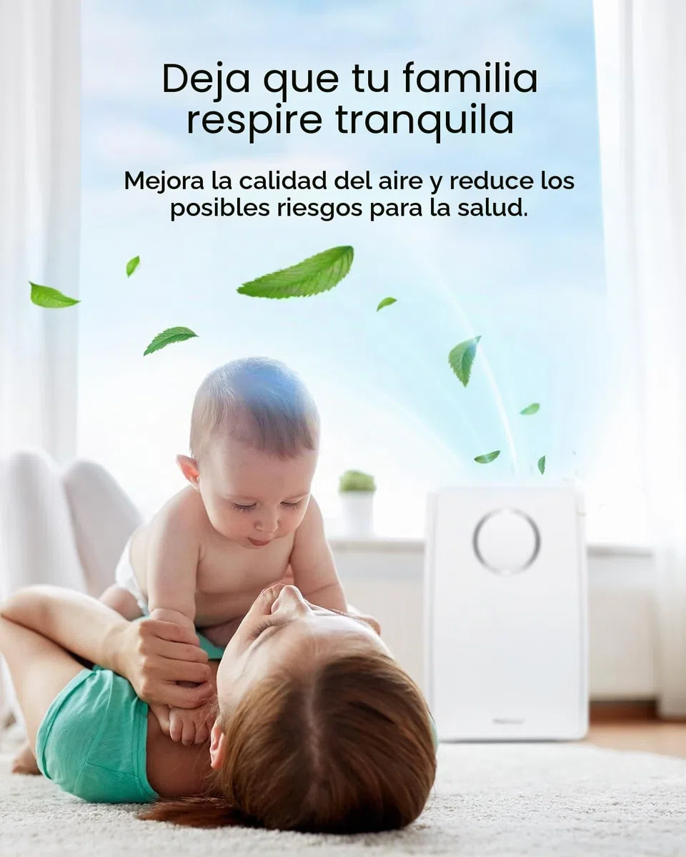 Pro Breeze Filtros de Recambio para Purificador de Aire 5 en 1 de Pro Breeze – Prefiltro, Filtro HEPA, Filtro de Carbón Activado y Filtro Catalizador de Frío