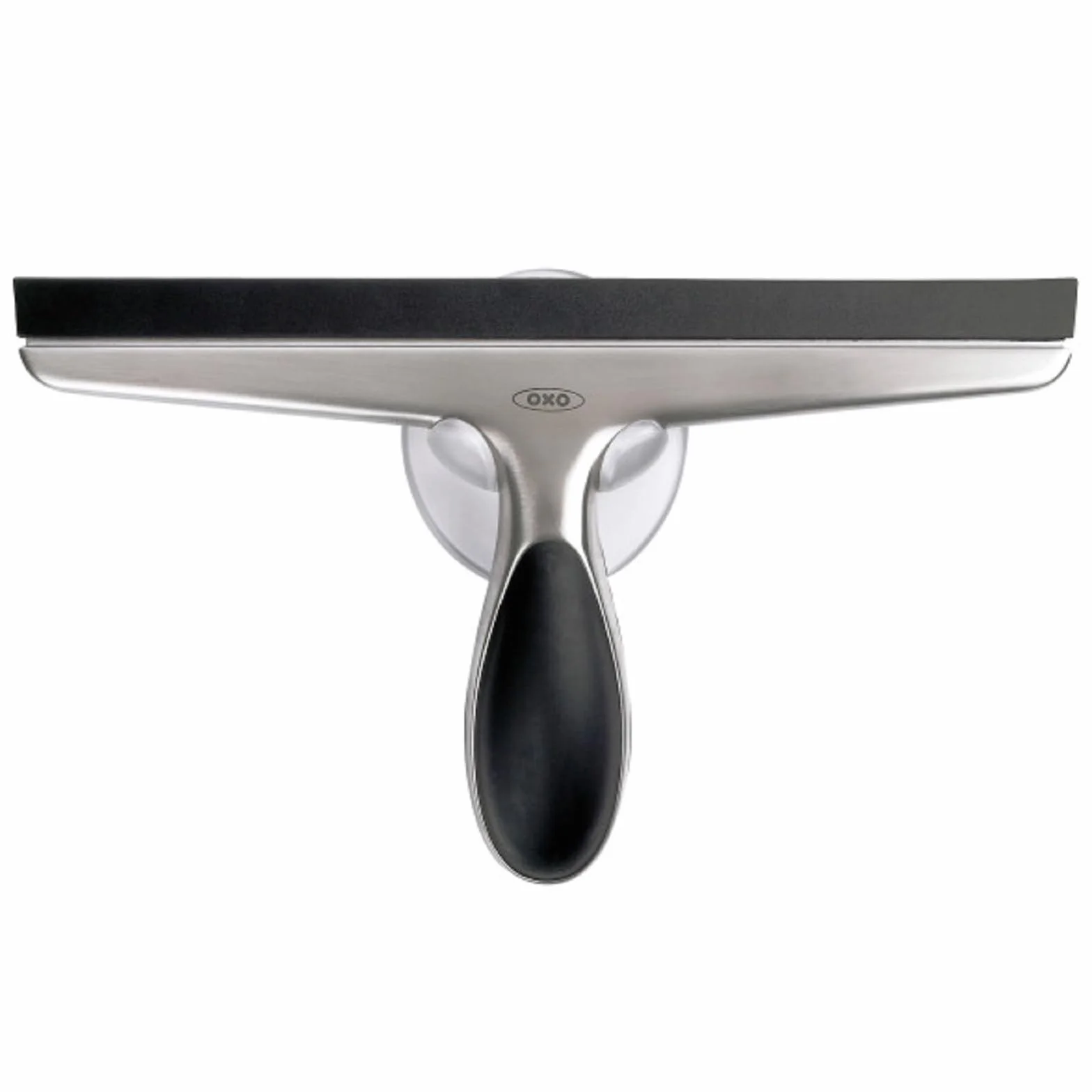 Oxo Good Grips 1060619V5MLNYK Limpiador de Ventanas - Limpiacristales Negro/ Acero Inoxidable, 3.8 x 15.2 x 25.4 cm