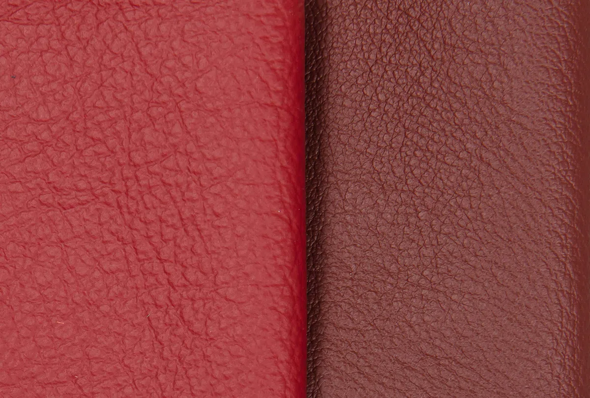 Recortes de cuero rojo, restos de cuero, tamaño A6, ideal para bolsos, zapatos, reparaciones, decoraciones, manualidades, 1 kg