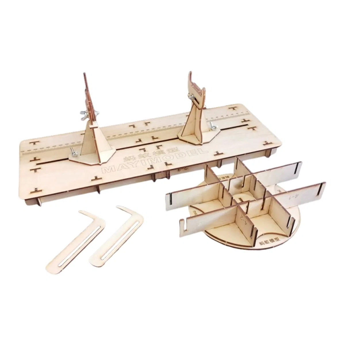 Base para Maquetas de Barcos con Bordes Redondeados, Soporte de Fabricación Experta para Maquetas de Barcos de Madera.
