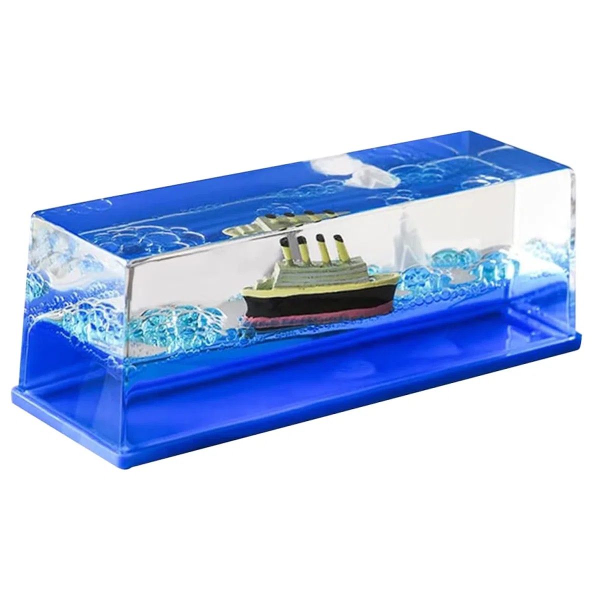 Amosfun Modelos De Barcos Regalos De Cumpleaños para Adorno De Botella De Deriva Fluida para Él Regalos Novio Decoración De La Cocina Crucero Líquido Aceite Vegetal Modelo De Auto Mujer