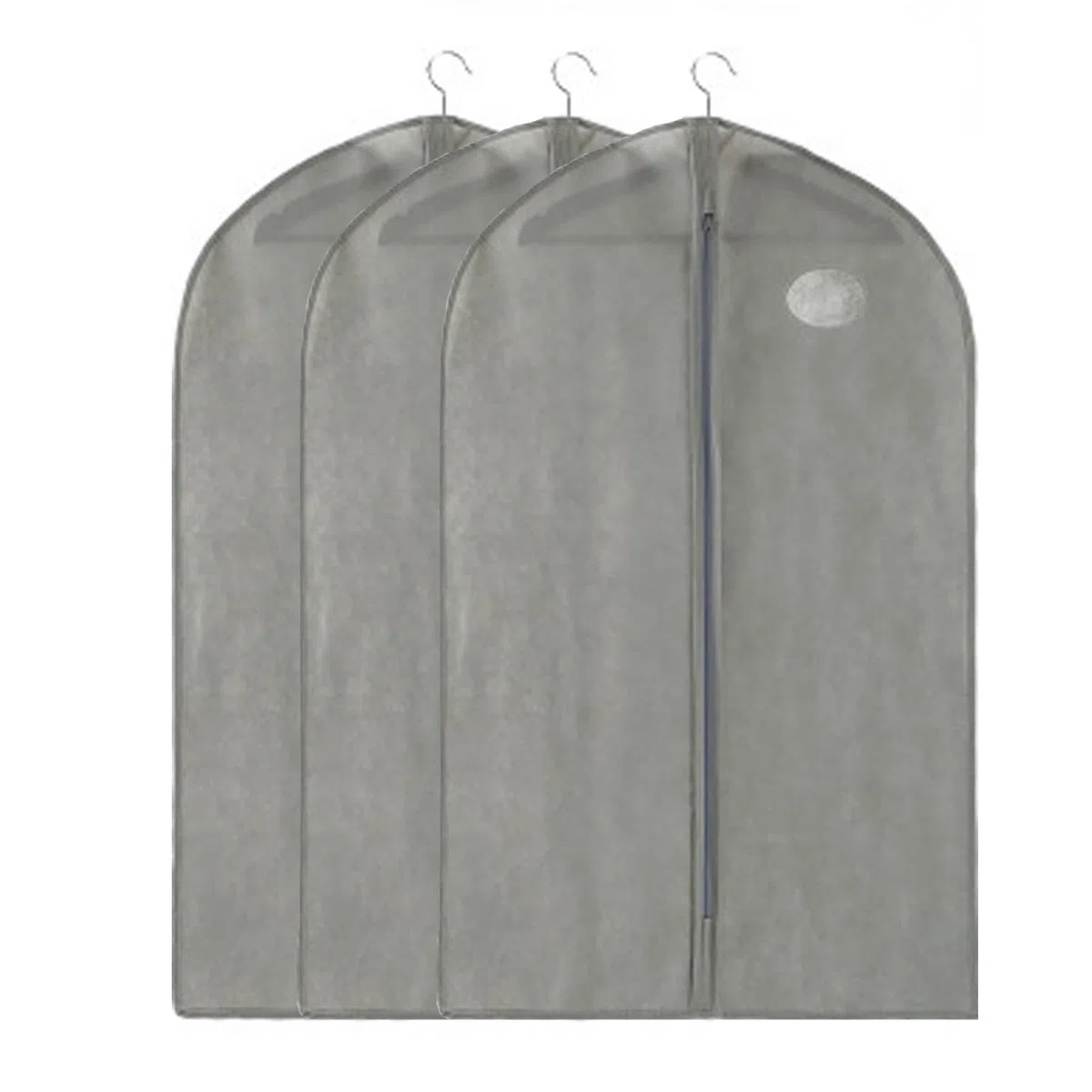 Funda antipolvo para ropa, bolsas de ropa con cremallera, juego de fundas para abrigos, trajes, vestidos, chaquetas, almacenamiento de vestidos