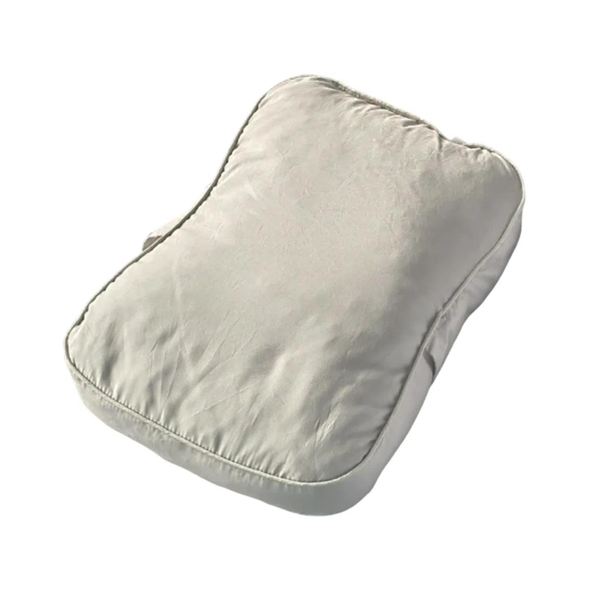 Milageto Almohada para debajo de las rodillas, cojín de apoyo para las piernas, almohadilla versátil para dormir, cojín para las rodillas para, Gris