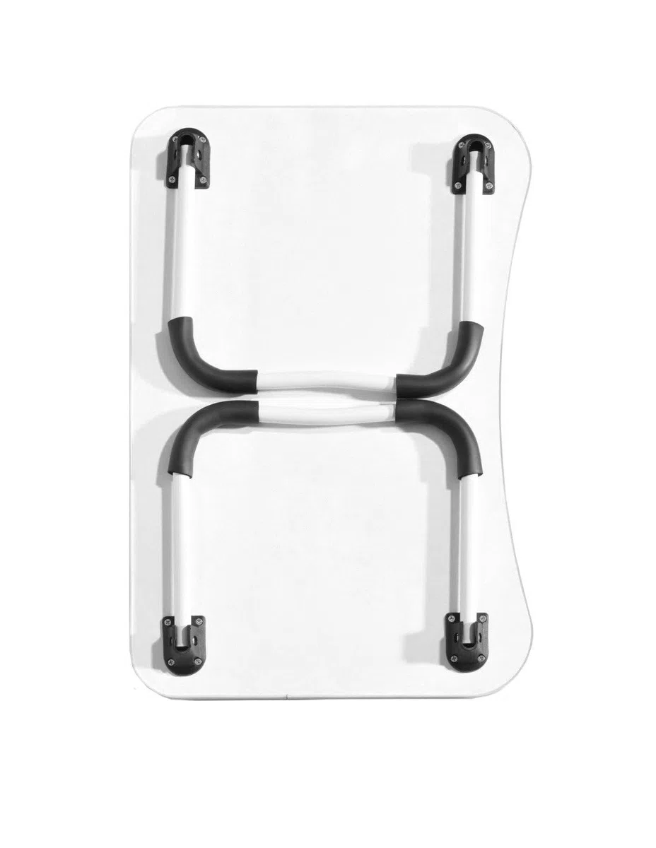 JARDIN202 - Bandeja para Desayuno | Mesa Plegable para portátil |Seleccione Color | Bandeja abatible (60x40x27 cm) | Simple (Azul)