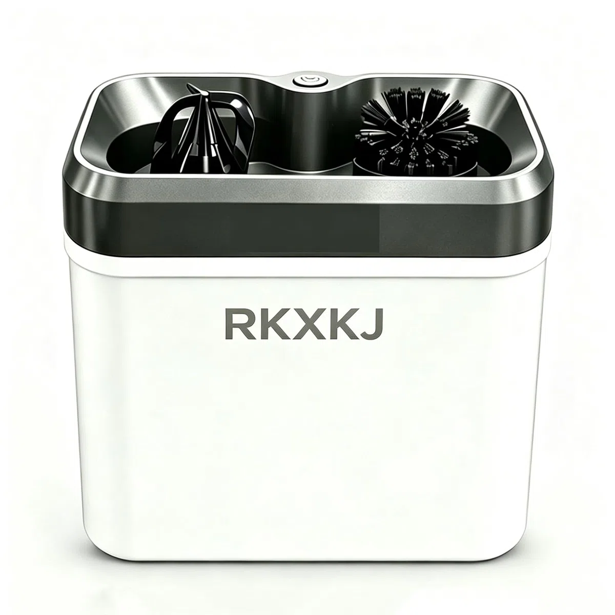 Kit De Limpieza De Portafiltros De Café, Limpiador Automático De Posos, Velocidad De Rotación De 340 RPM, Incluye Raspador Y Cepillo, para Portafiltros De Espresso, Cafe Barista Station