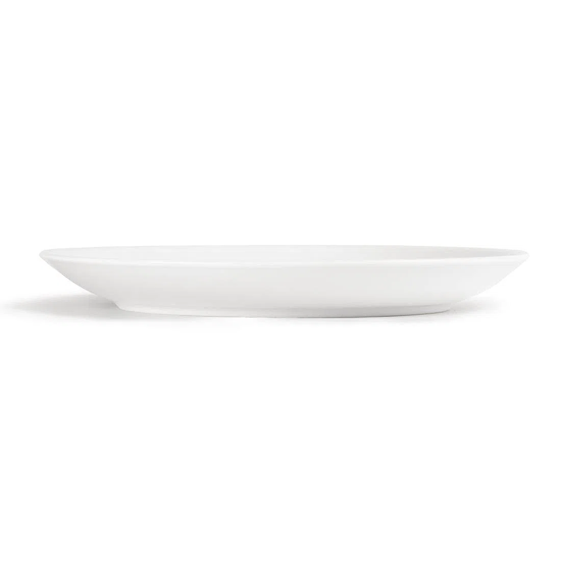 Olympia Whiteware - Juego de 6 platos de porcelana (280 mm)