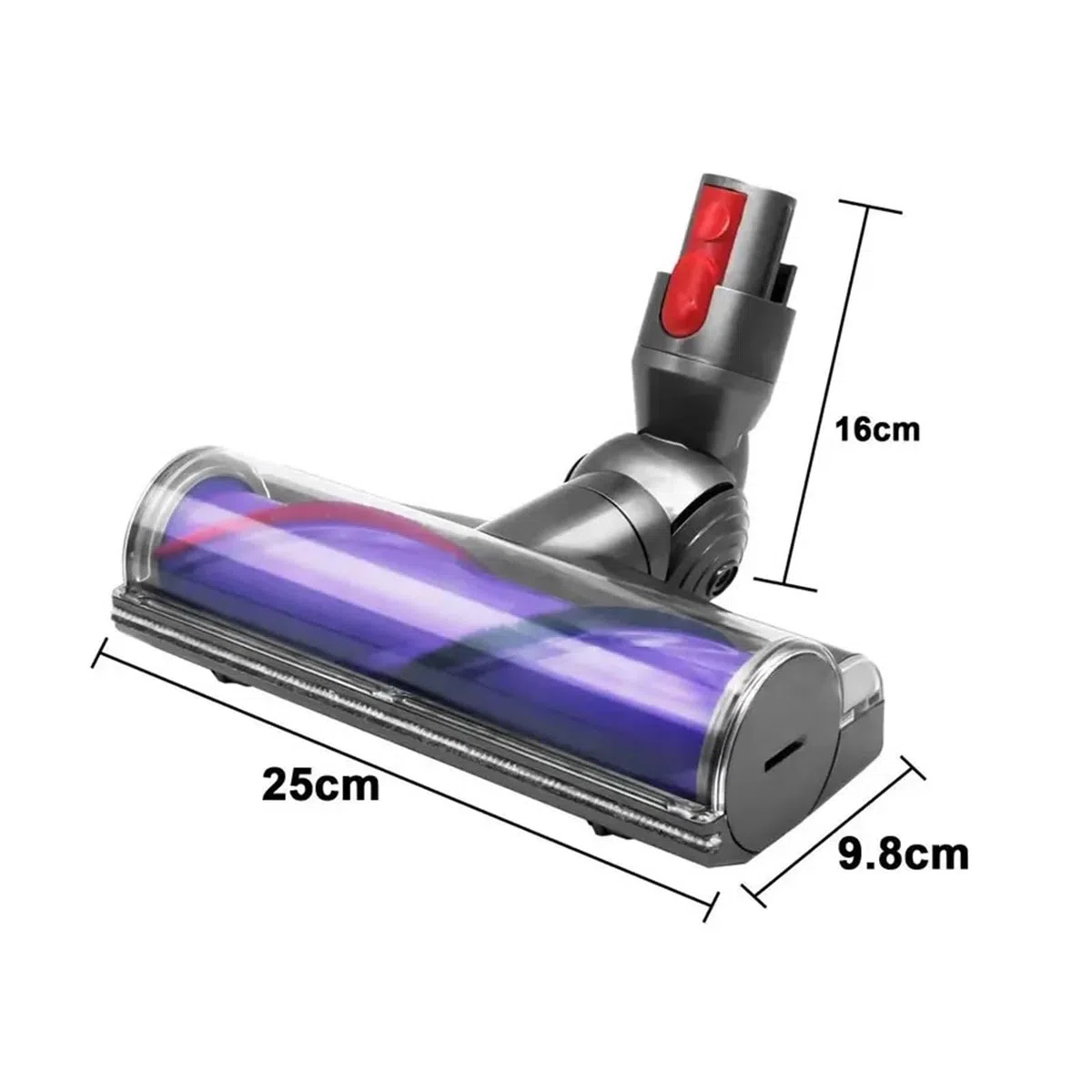 Cabezal De Cepillo De Vacío De Accionamiento Directo Eléctrico, Compatible con Dyson, V8 V10 V11 V15 V7, Accesorio For Piso De Madera Dura, Piezas De Cepillo De Rodillo De Cerdas | Piezas del cepillo del rodillo de cerdas del accesorio del piso de madera