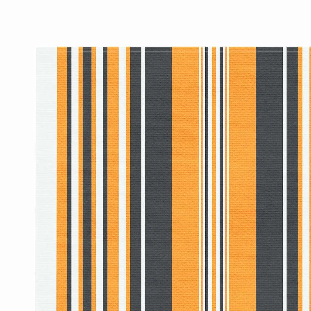 Lona de repuesto 3,5 x 2,5 m, color naranja y negro | 100% poliéster, revestimiento de PU, impermeable, protección solar, ligera, para jardín