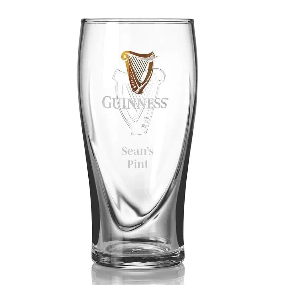 Guinness – Juego de 2 vasos con diseño de arpa