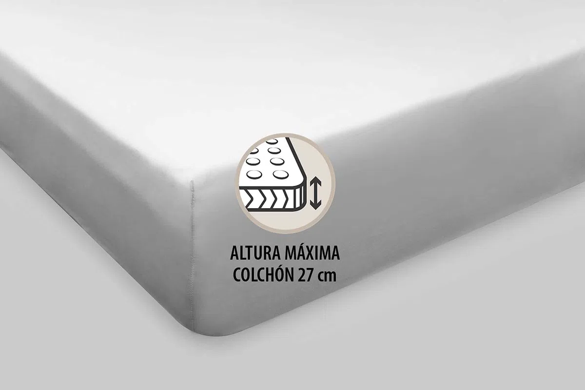 Burrito Blanco Juegos de sábanas hostelería, algodón T12