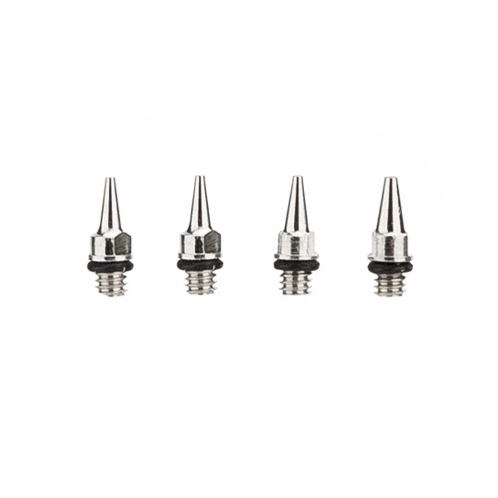 Boquilla de agujas de aerógrafo 0,2 mm, 0,3 mm, 0,4 mm, 0,5 mm, boquilla de pistola de pulverización de 0,2 mm, piezas de repuesto para pistola de aerógrafo