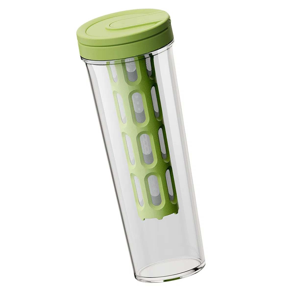 Alomejor Cafetera Fría de 1L, Botella de té Multifuncional, Botella de Agua Sellada con Filtro