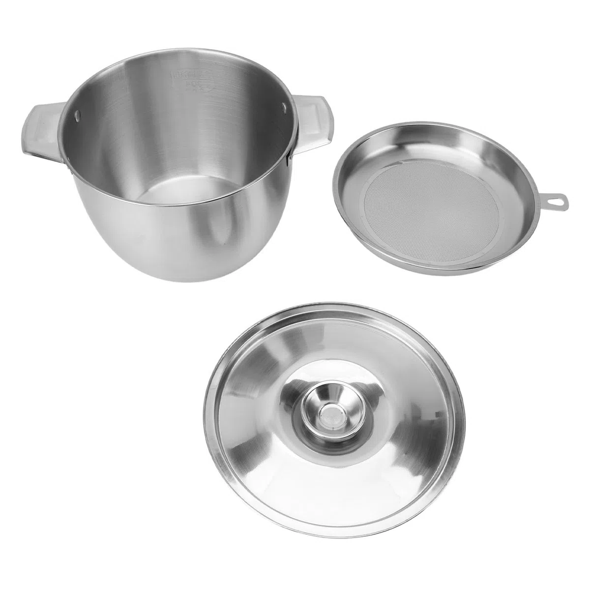 Depósito para Aceite de Cocina, Acero Inoxidable 2.8L con Filtro - Almacenaje Seguro y Filtrado Efectivo, Ideal para Cocina Doméstica