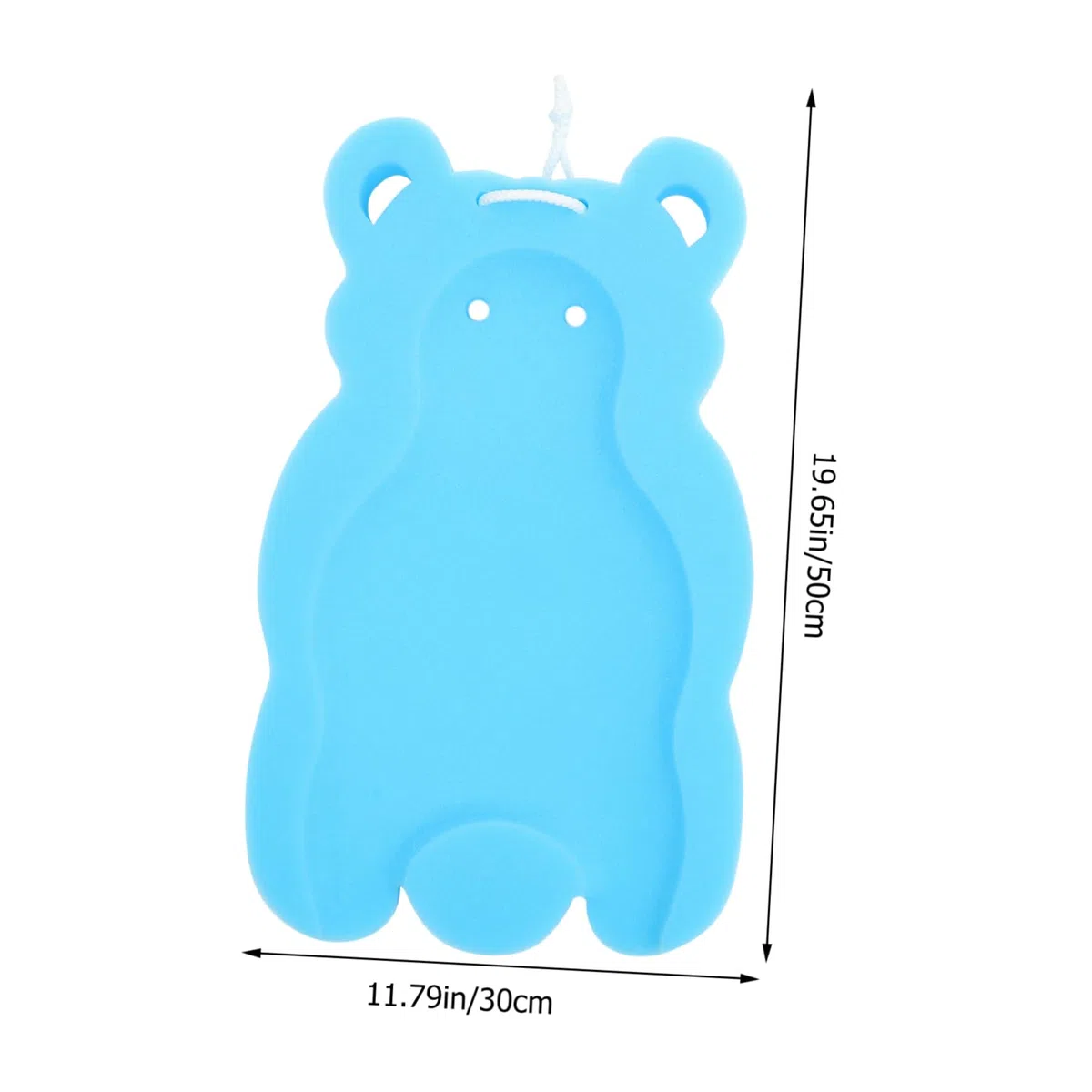 SHOWERORO Cojín Esponjoso Antideslizante Para Baño De Niño Niña Accesorio De Baño y Cómodo Para Niño Niña Color Azul