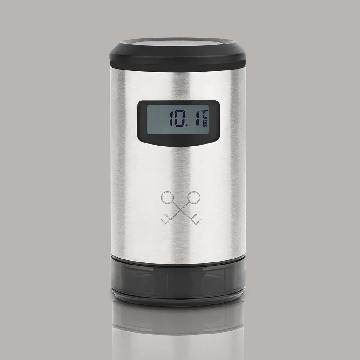 Les Petits Champs WOM820 Bomba de Vacio Electrica para Vino, Deteccion Automatica de Presion, LCD, Libre de BPA, Cargador USB