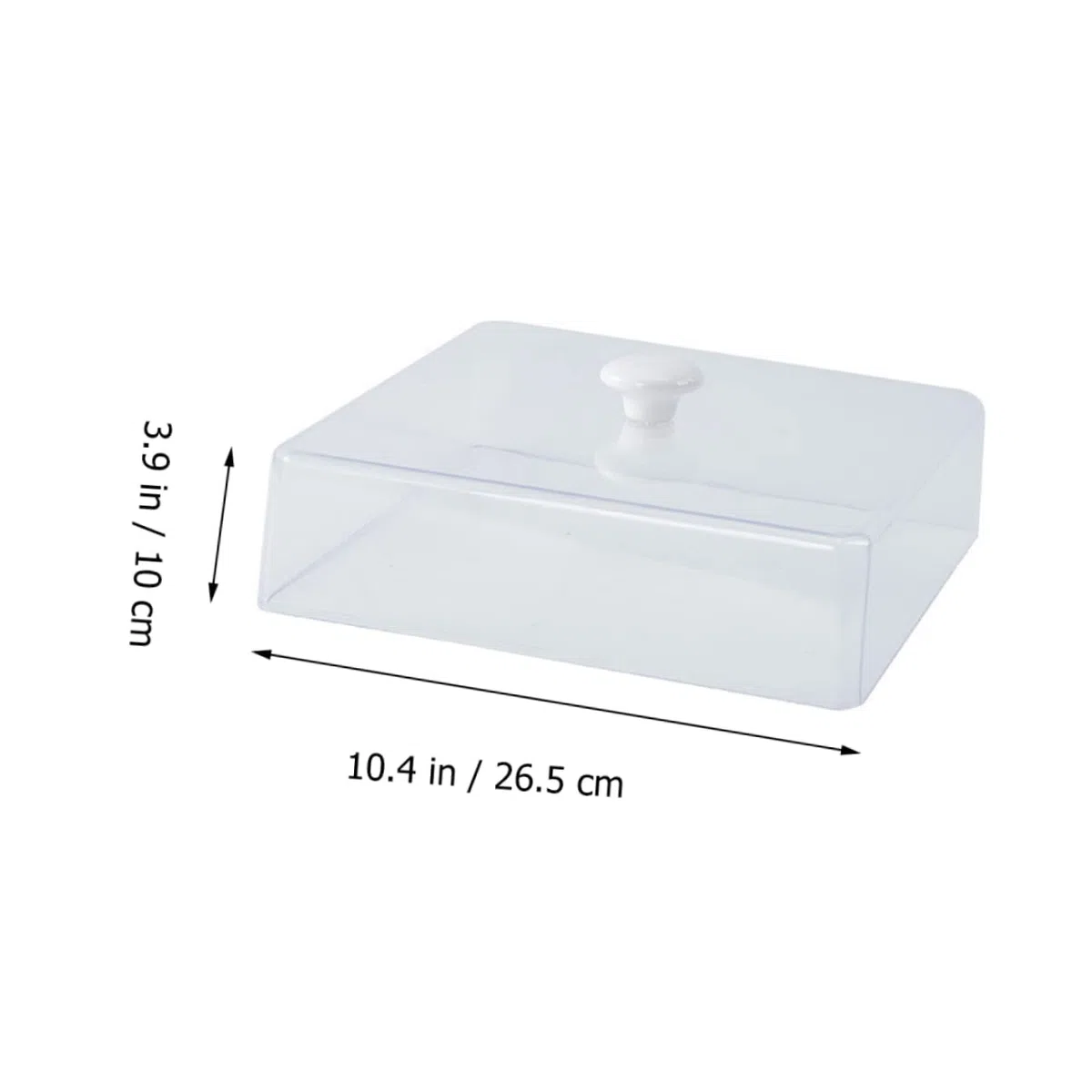 ABOOFAN Cubierta Protectora para Alimentos Grande Cuadrada Transparente, Tapa para Microondas Resistente al Calor, Accesorio de Cocina para Conservación y Prevención de Salpicaduras,