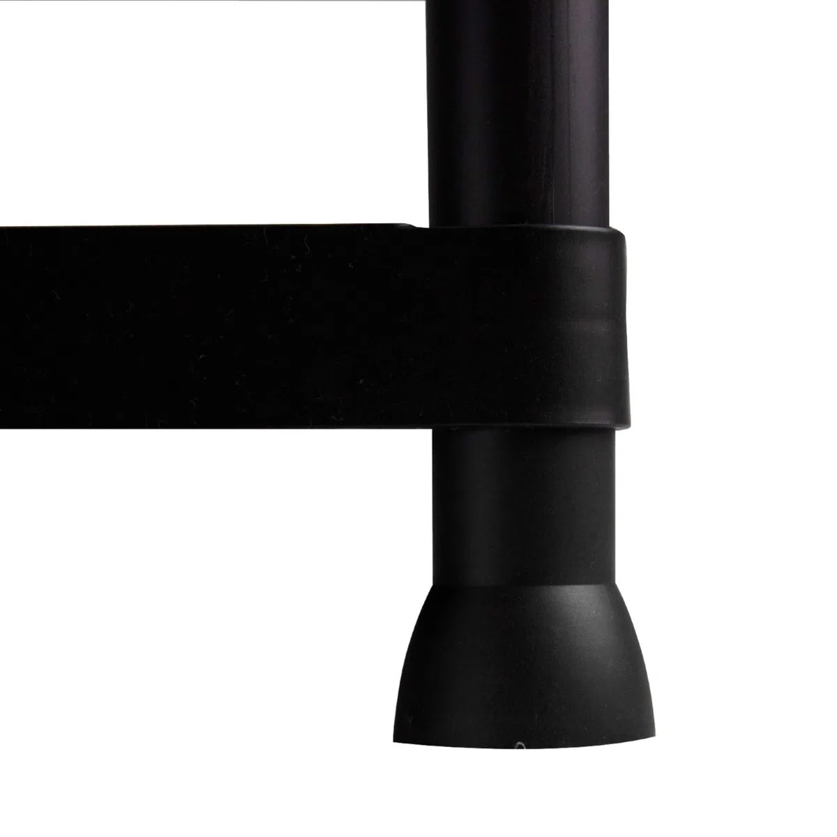 THINIA HOME - Estantería Almacenaje, Polipropileno PP, Multiusos, Hogar, Trastero, Domitorio y Cocina, 4 Baldas, Carga Máxima 100Kg, 61x31x131cm (Largo x Ancho x Alto), Color Negro
