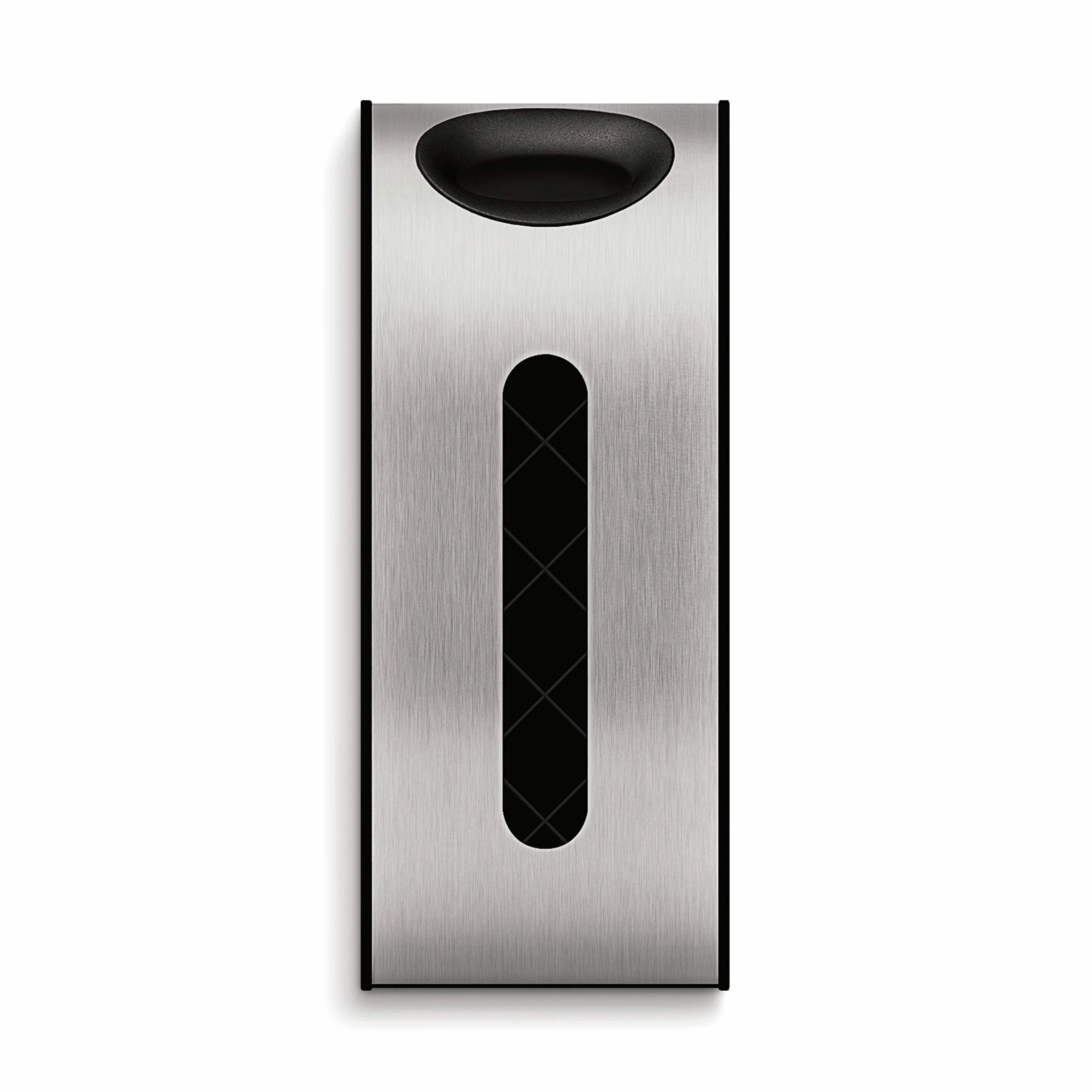 simplehuman KT1166 dispensador de bolsas de pared, acero inoxidable cepillado