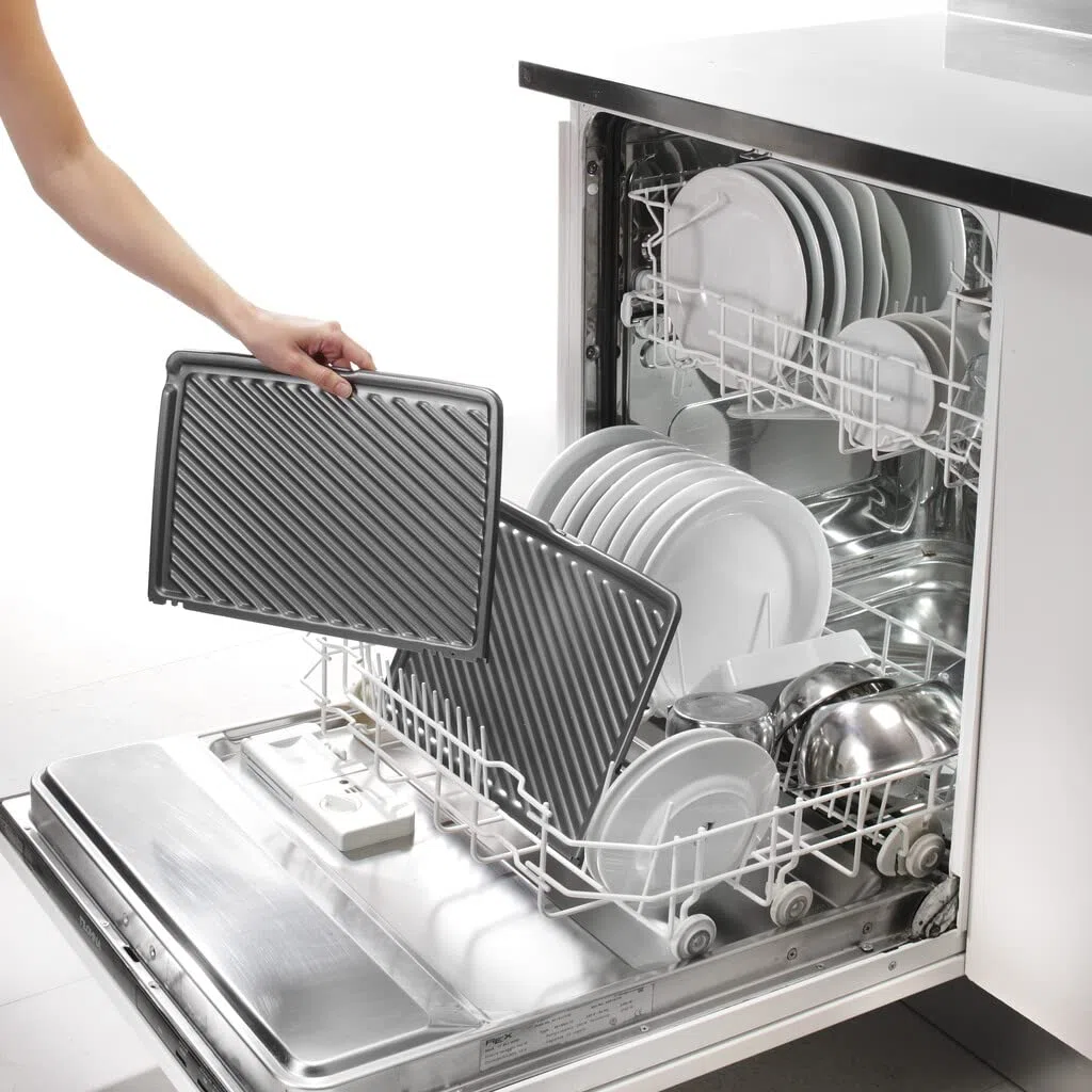 Delonghi Grigliatutto CG298.BK Parilla Eléctrica, 1800 W, Acero Inoxidable/Revestimiento Antiadherente, 3 Velocidades, Negro