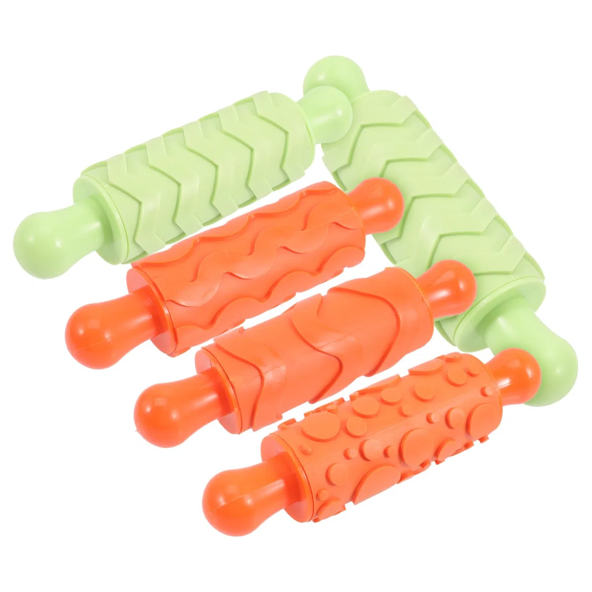 Alipis 2 Series Rodillo De Arcilla Para Herramientas De Manualidades Para Y Cocinar Utensilios Educativos Para Actividades Familia Comida Falsa 5 Piezas*2