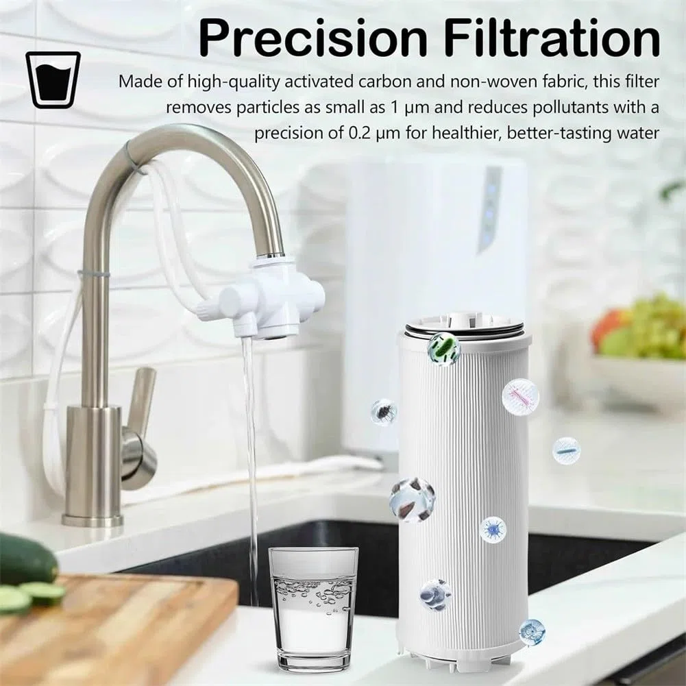 Cartucho de filtro de agua eSpring E3, filtración de 3 etapas con tela no tejida, precisión 02, volumen de 5000 L