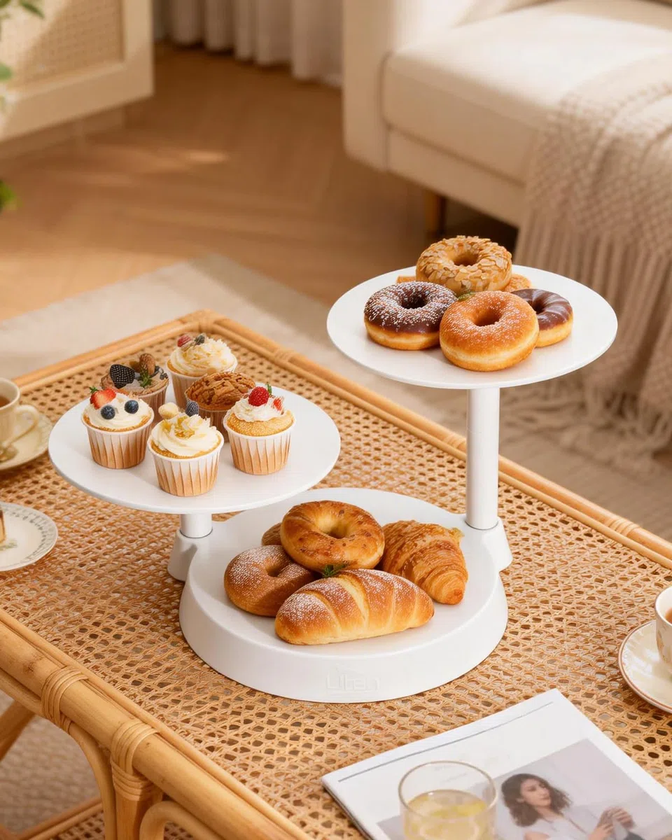 Uten Bandejas para Tartas Soporte de Torta Decoración de Pasteles Expositor para Hornear Herramientas 11 Inch