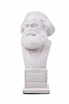 danila-souvenirs Busto / Estatua de mármol del filósofo socialista alemán Karl Marx 12 cm