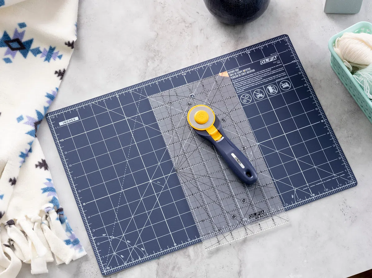 OLFA Splash Quilting/Sewing Kit 6"X12"-Navy