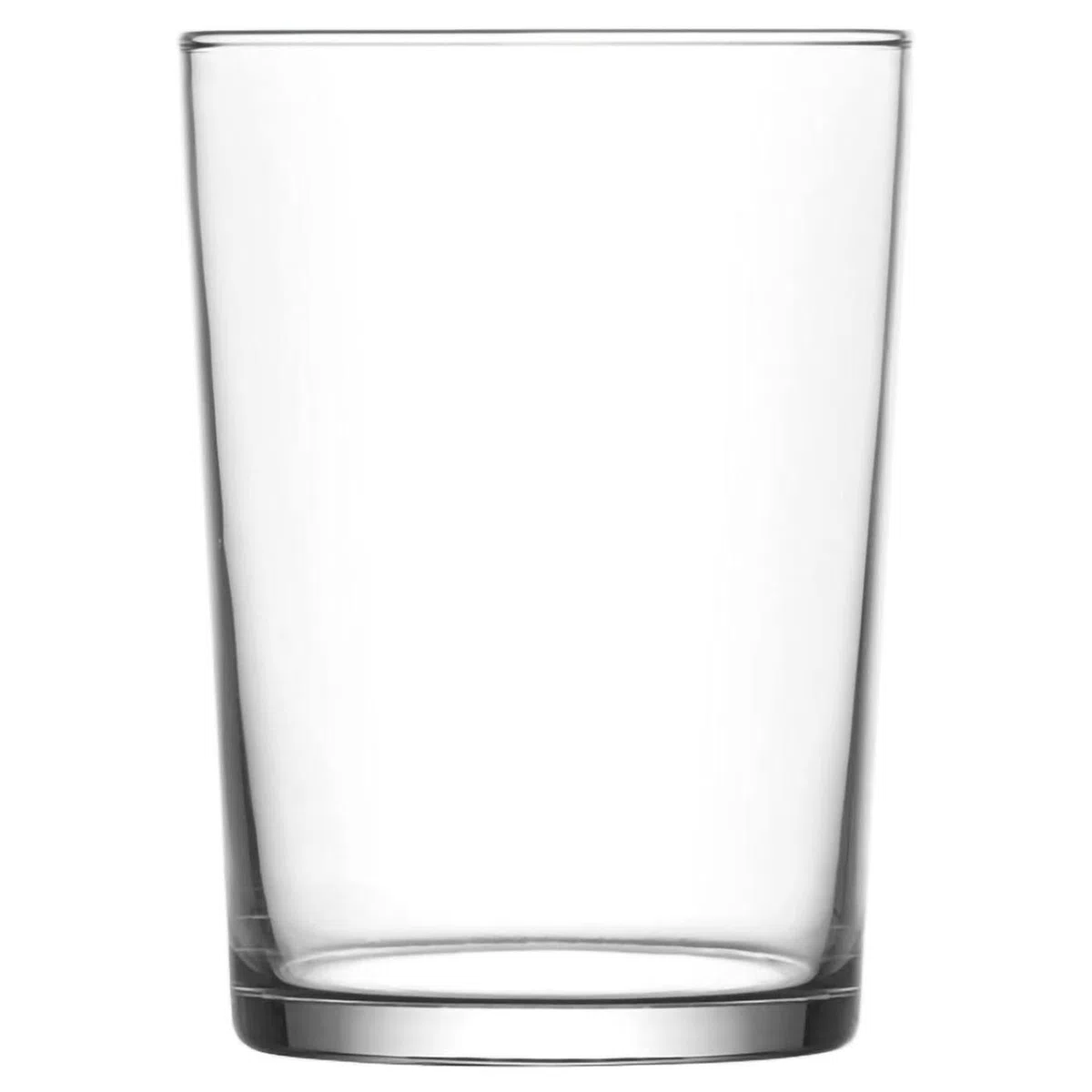 Acan - Caja de 12 Vasos de Cristal Multiusos 520 ml
