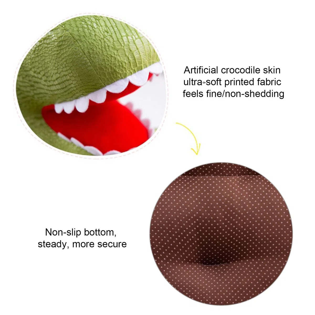 Funda para puf de dinosaurio (sin relleno), lavable a máquina, organizador de almacenamiento de animales de peluche, para niños y niñas, color verde