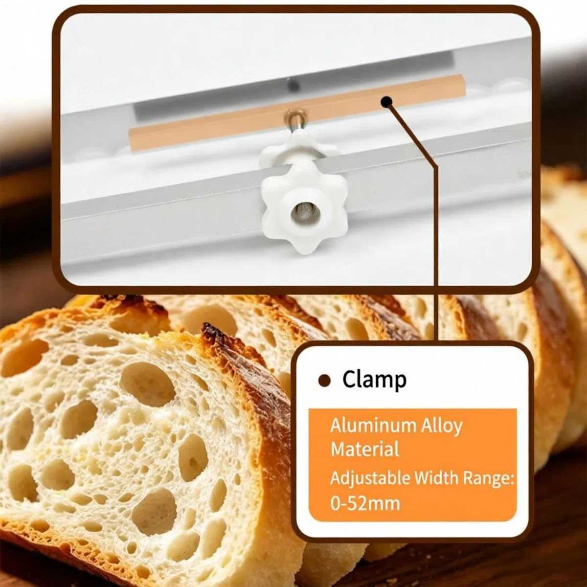 Rebanador De Pan Para Sándwich De Dentada Para Pan | Rebanador de bagels dentado Para Hogazas Pasteles Sándwiches Masas Bagels Tostadas Hogar Cocina Repostería Restaurante