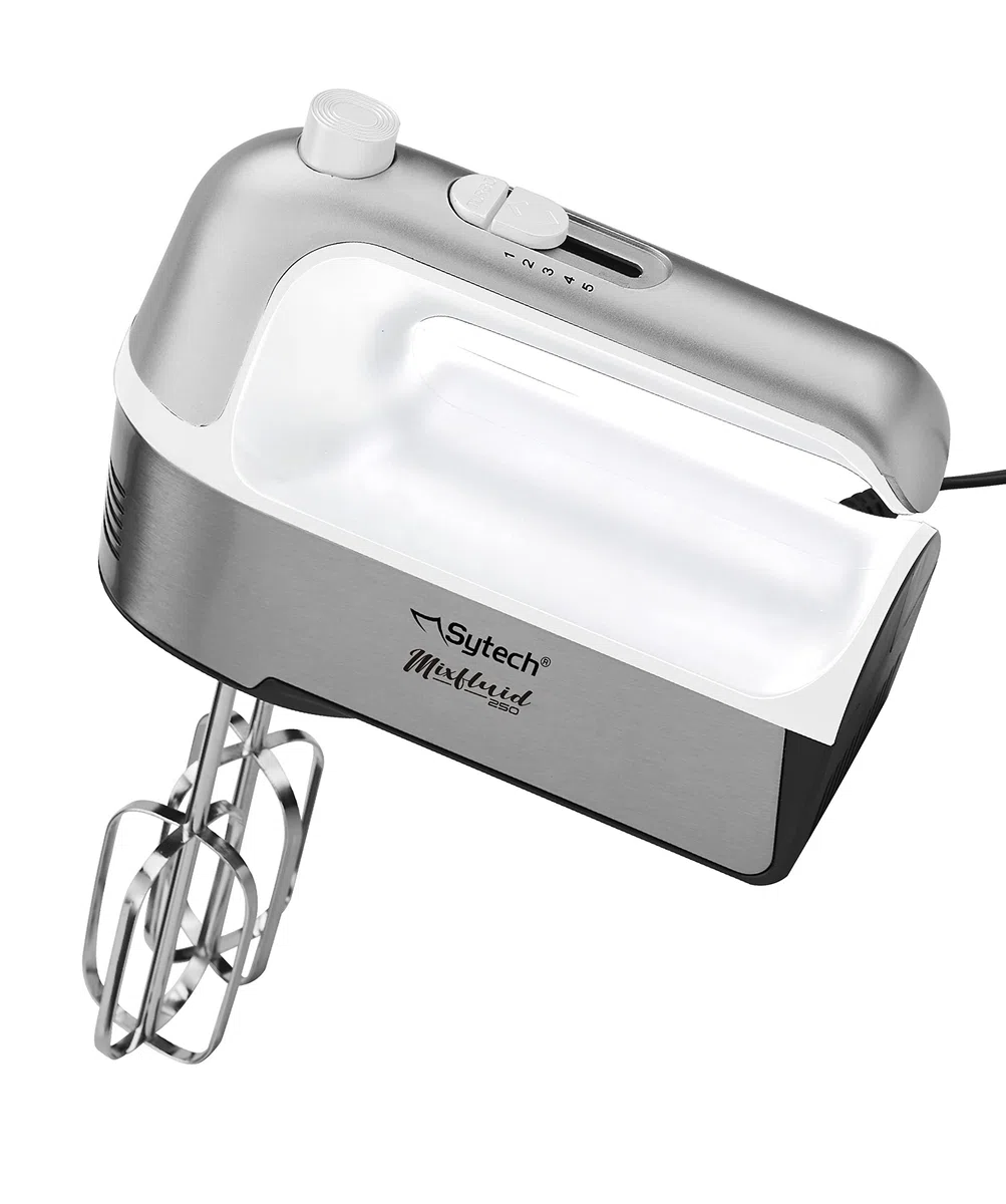 Sytech batidora mezcladora, 250w, 2 Accesorios, Blanco
