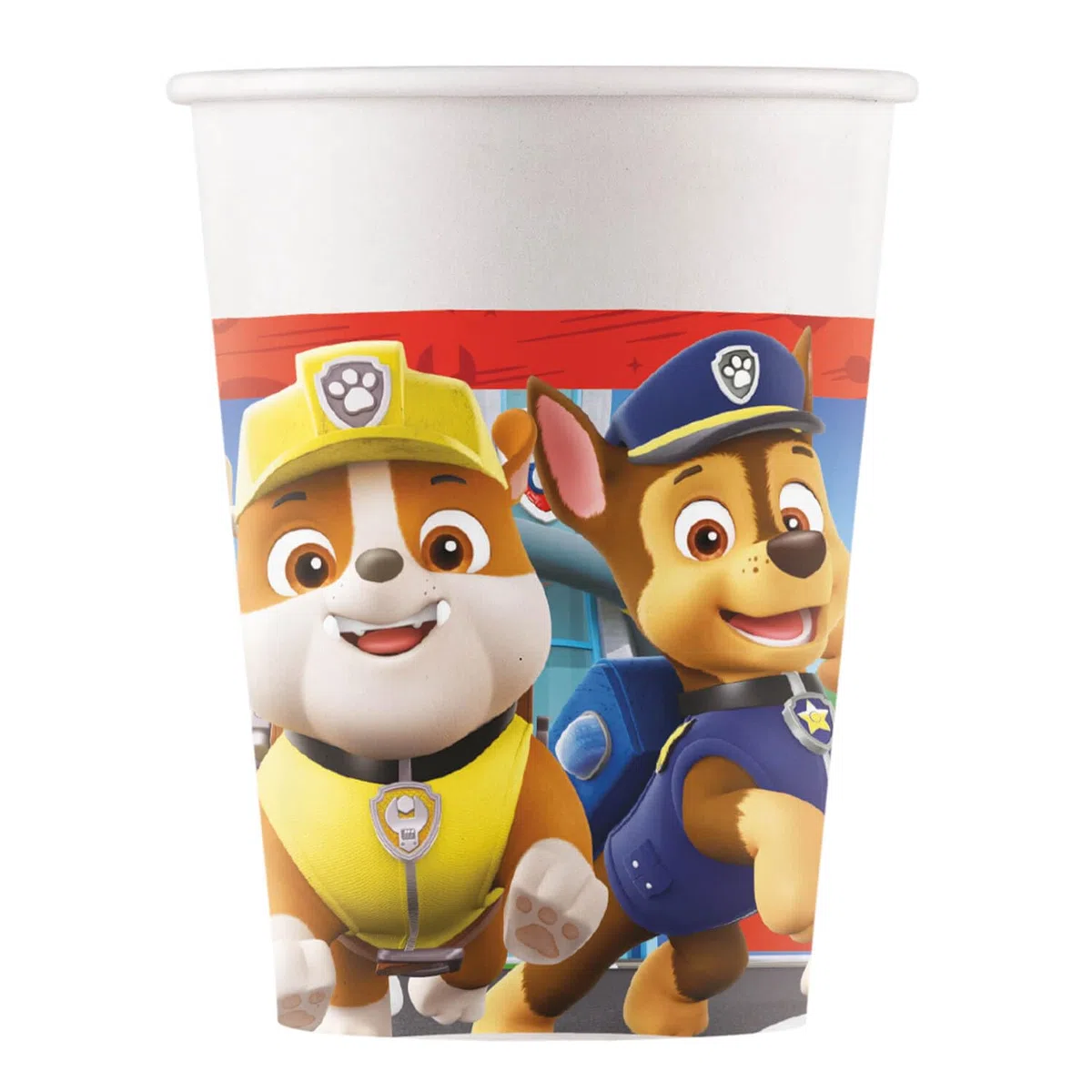 Procos 10215311DY - Set de fiesta Paw Patrol, vajilla desechable de 39 piezas para fiestas de cumpleaños infantiles y fiestas temáticas, decoración de mesa