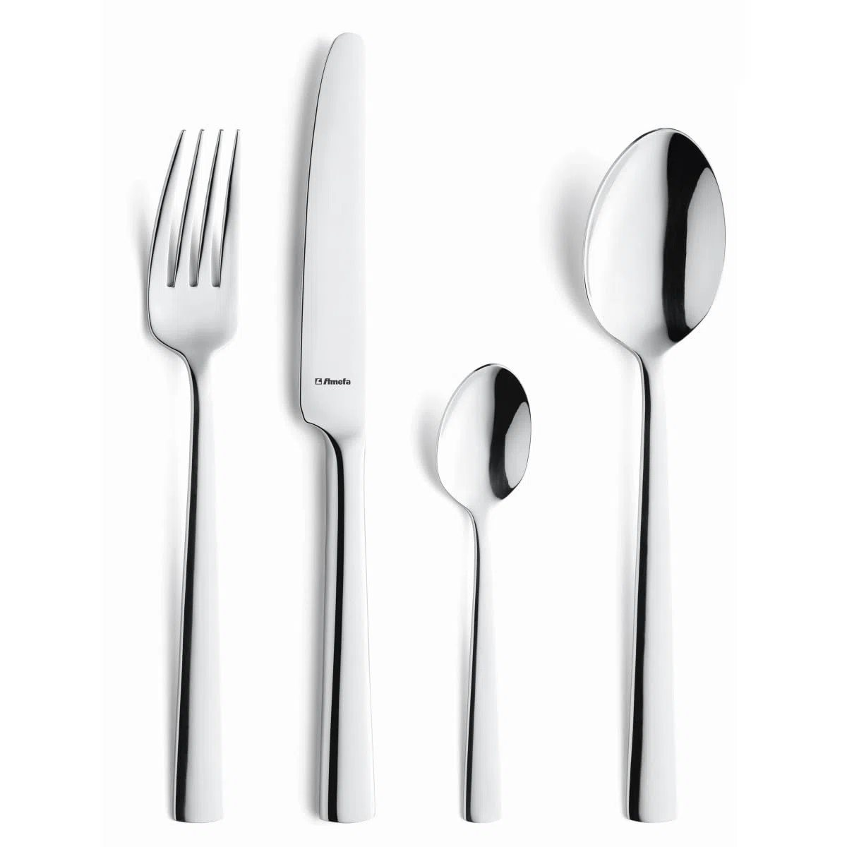 Amefa 192300WV70F92 - Cubertería (48 Piezas, Incluye Cubiertos para Ensalada)