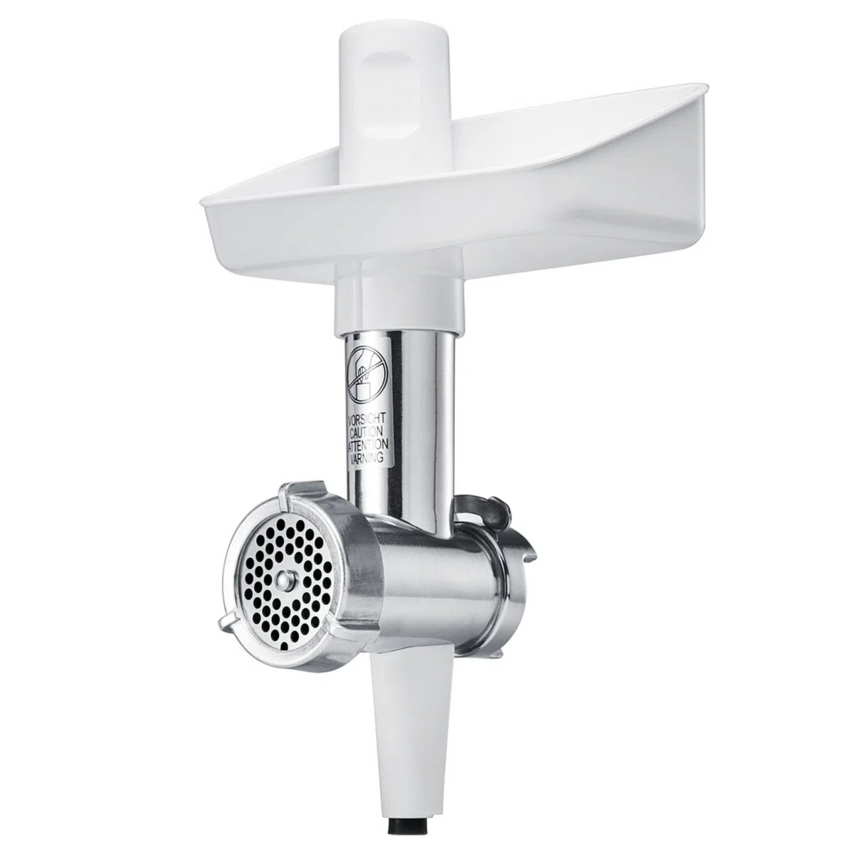 Bosch - Picadora de carne, Accesorio MUM Serie 2, Blanco y Acero, MUZS2FWW